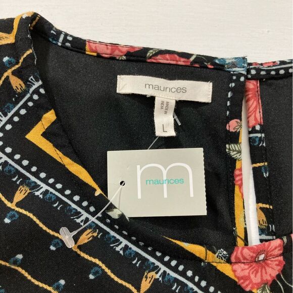 Maurices Dress Women’s L Floral Sleeveless Midi Cottagecore Bohemian - Picture 6 of 12